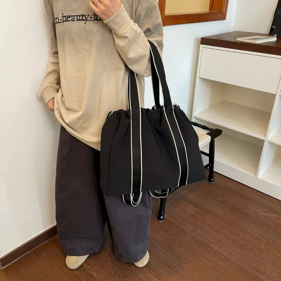 3-in-1 Convertible Women's Large Capacity Nylon Handbag – Travel & School Backpack