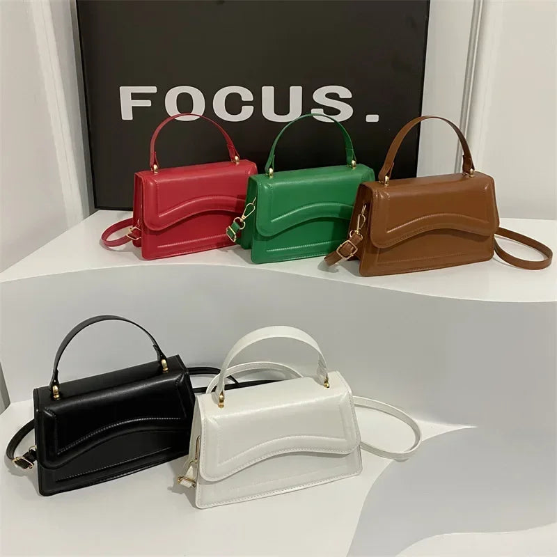 PU Leather Crossbody Bag for Women – Small Shoulder Handbag