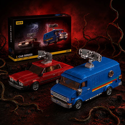 MOC 80s Retro Van & Car Building Blocks Set 2-in-1