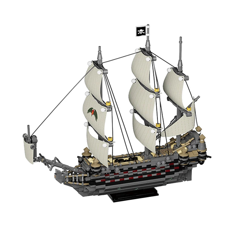Ghost Mary Pirate Ship MOC Building Blocks Set – 1000 Pcs
