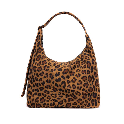 Printed Nylon Shoulder Tote Bag – Women's Large Capacity Handbag
