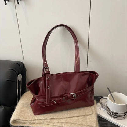 Women's Retro Large Capacity Shoulder Tote Bag