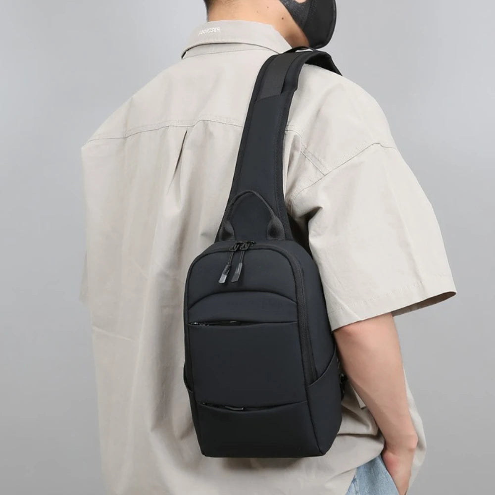 Waterproof Sling Bag for Men – Large Capacity Chest Pack