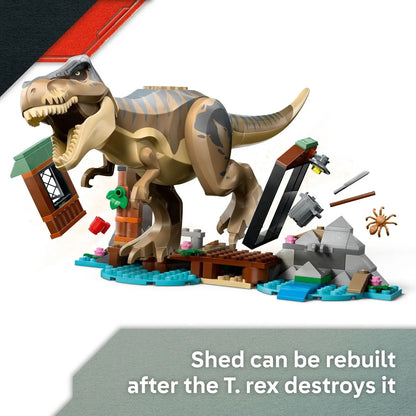 LEGO Jurassic World 76975 T. Rex River Escape – 199-Piece Building Set