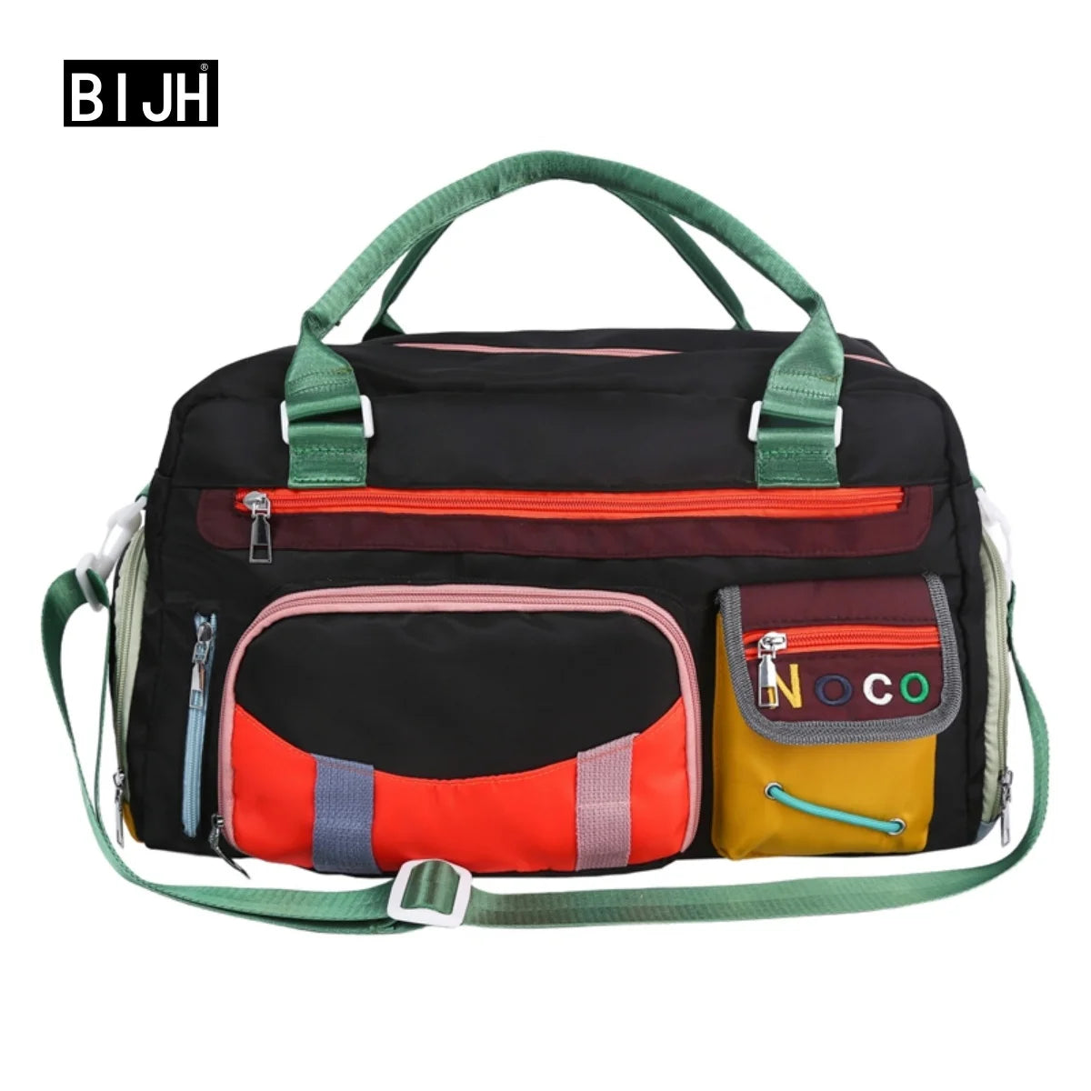 Large Gym Duffel Bag – Multi-Pocket Sports Travel Bag for Men & Women