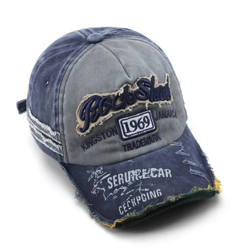 Retro Letter Embroidery Baseball Cap – Cotton Hip Hop Hat