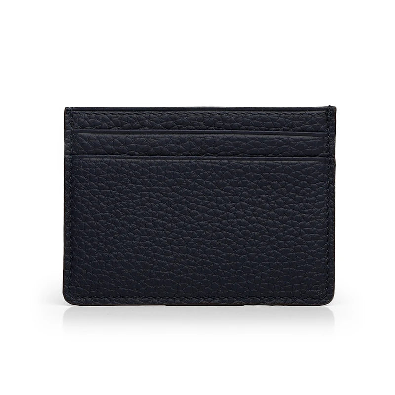 Monogram Pebble Leather Card Holder Wallet – Women & Men