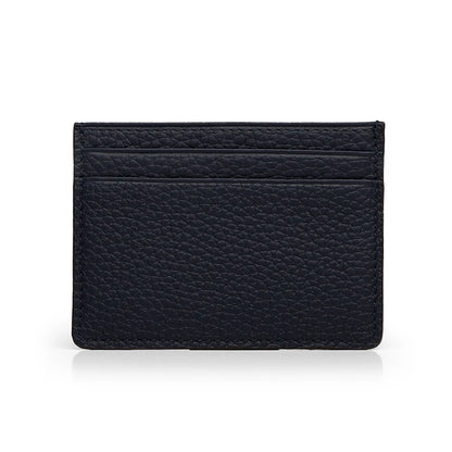 Monogram Pebble Leather Card Holder Wallet – Women & Men