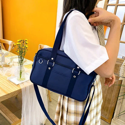 Japanese JK Shoulder Bag – Large Capacity Tote & Messenger Bag