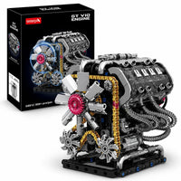808Pcs V10 Engine
