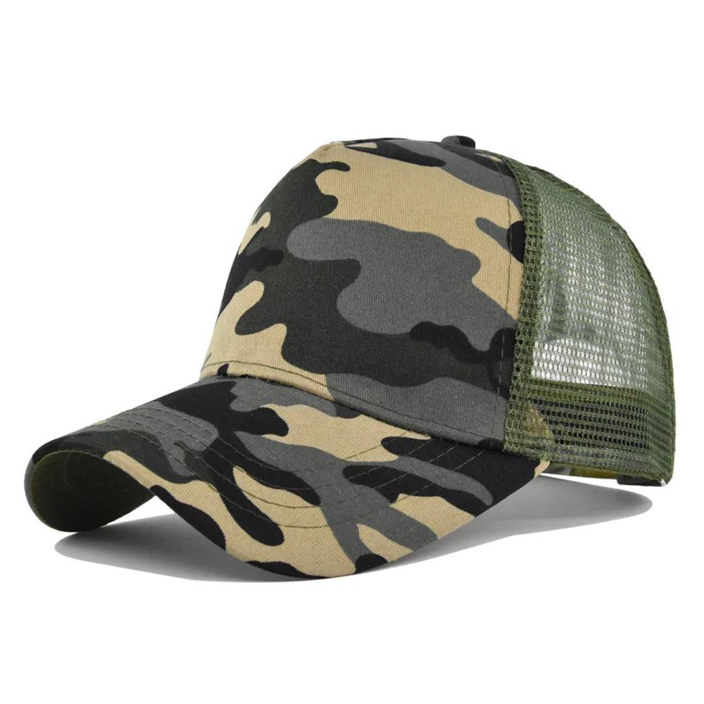 Trucker Hat – Breathable 5-Panel Mesh Baseball Cap Unisex