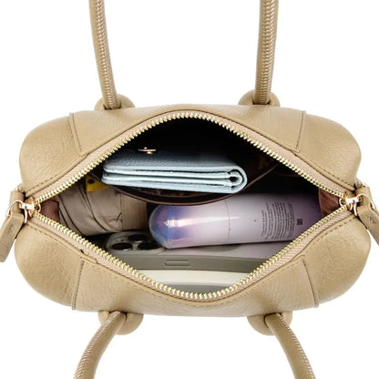 Soft Leather Women's Handbag – Shoulder Tote & Crossbody Bag
