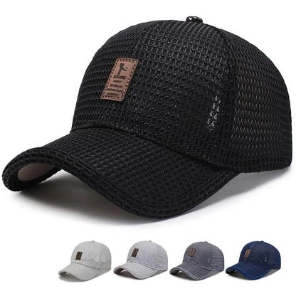 Breathable Mesh Baseball Cap Unisex Snapback Summer Sun Hat