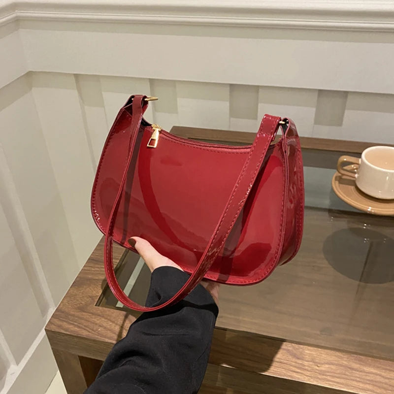 Hobo Shoulder Bag – Women's Retro PU Leather Underarm Purse