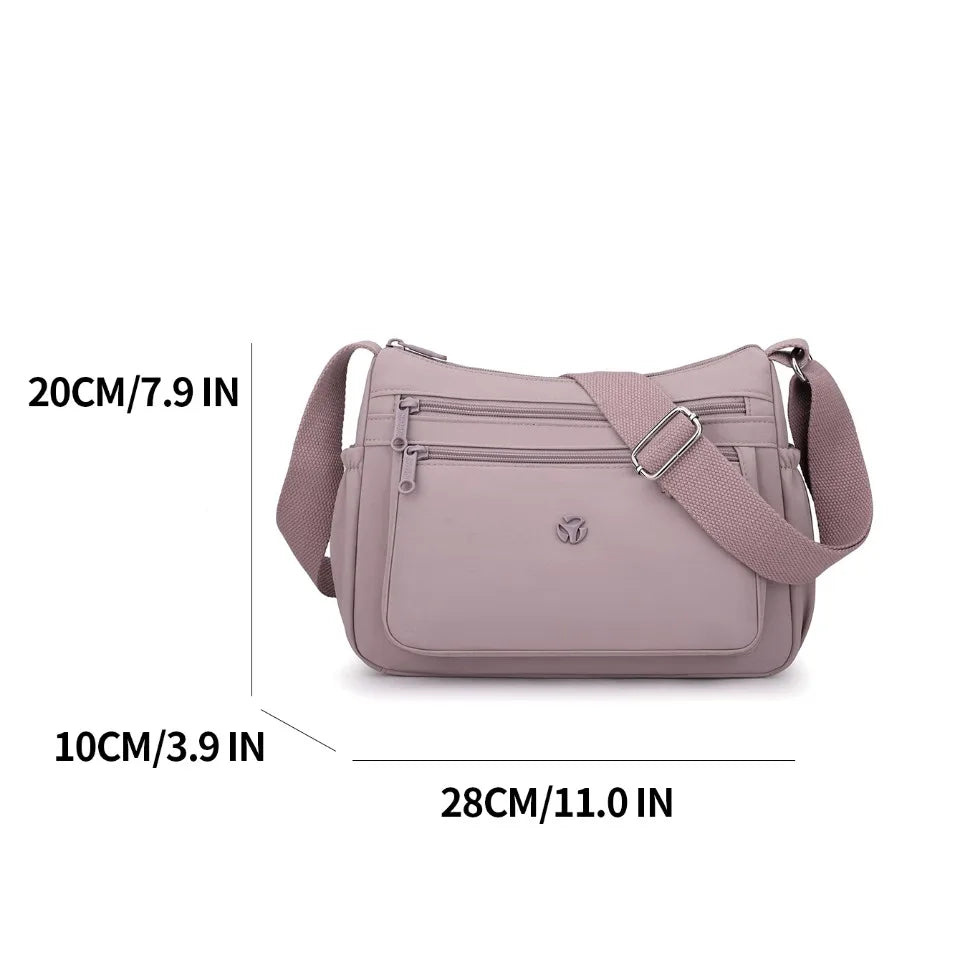 Waterproof Nylon Crossbody Shoulder Bag for Women