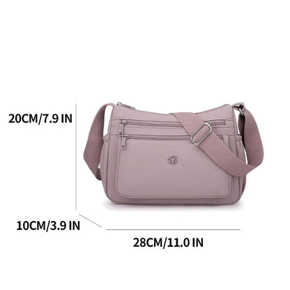 Waterproof Nylon Crossbody Shoulder Bag for Women