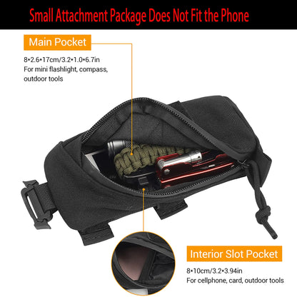 Tactical MOLLE EDC Pouch – Compact Military Utility Tool Bag