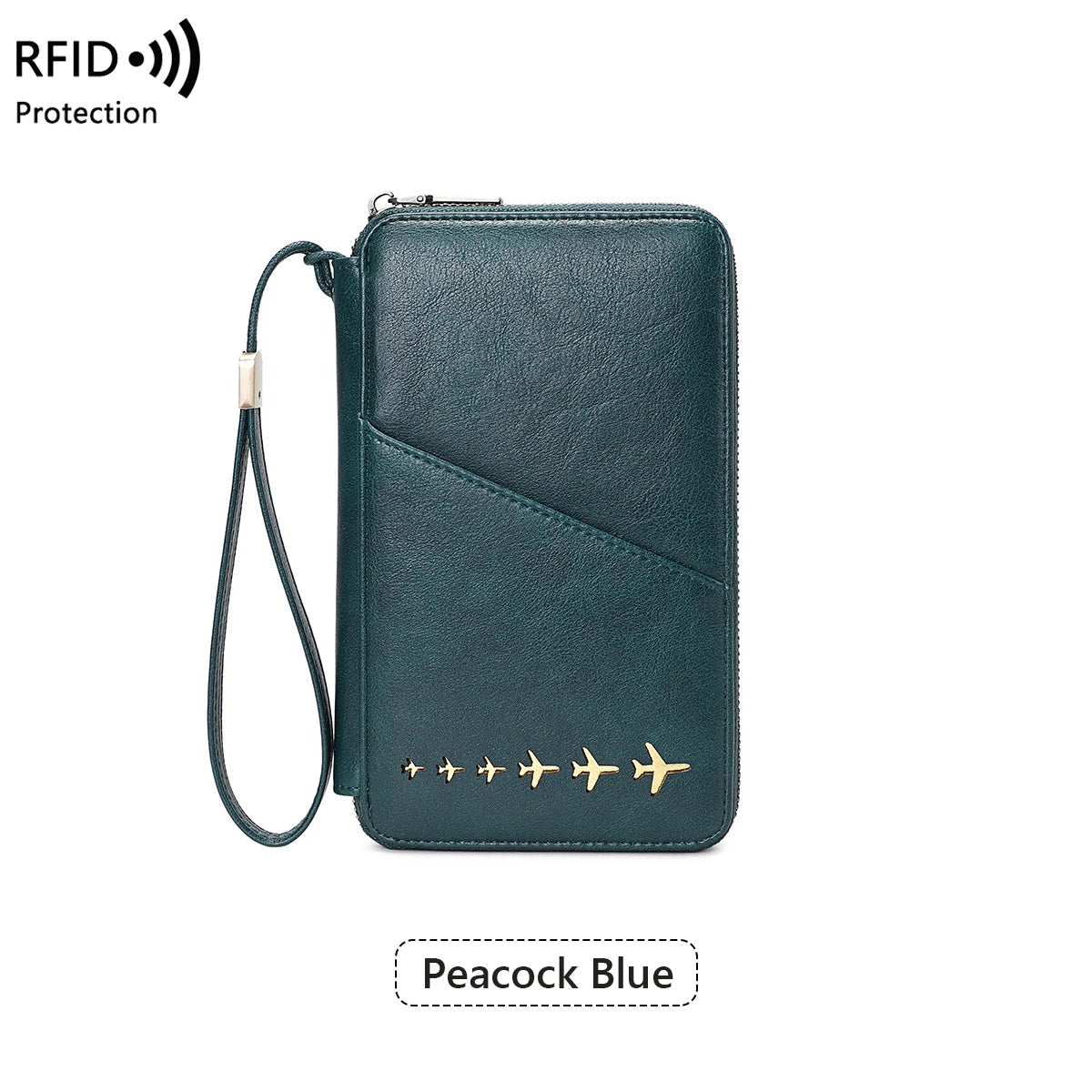 RFID Blocking Family Passport Holder Travel Wallet