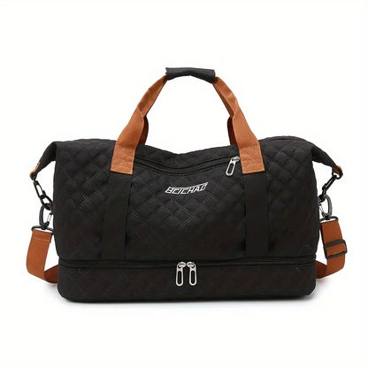 Travel Duffle Bag with Shoe Compartment – Large Weekender