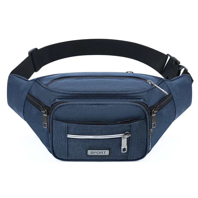 Waterproof Waist Bag – Men's Anti-Theft Chest Pack for Travel & Sports