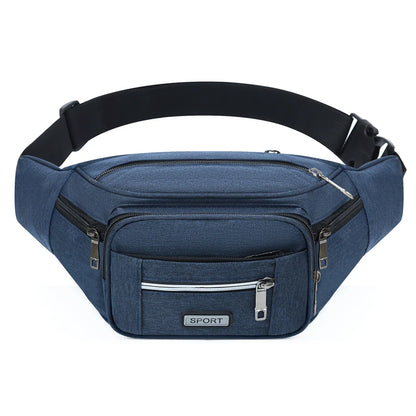Waterproof Waist Bag – Men's Anti-Theft Chest Pack for Travel & Sports