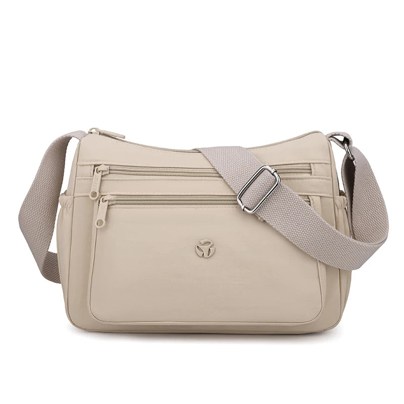 Waterproof Nylon Crossbody Shoulder Bag for Women