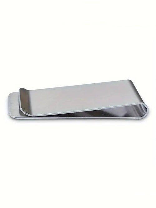 Stainless Steel Money Clip for Men – Ultra-Thin Minimalist Cash Clip
