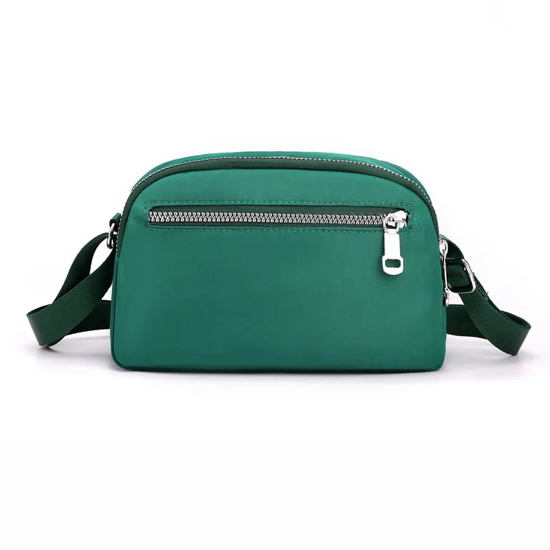 Waterproof Nylon Crossbody Bag - Women's Shell Shoulder Handbag