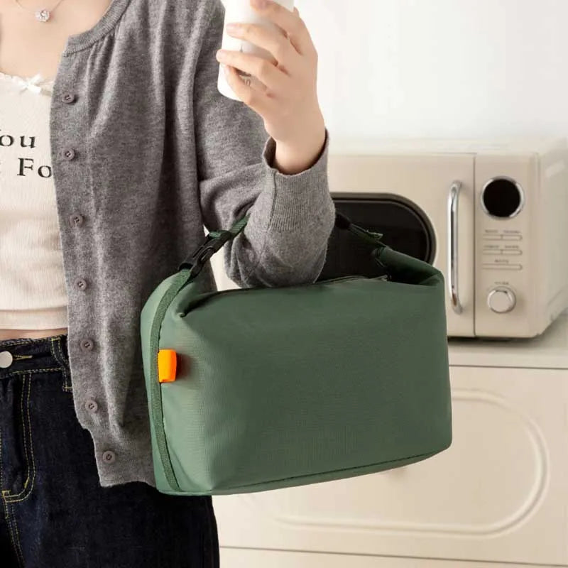 Insulated Lunch Bag – Foldable Portable Lunch Box Tote with Aluminum Foil Lining