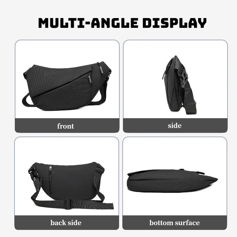 Men's Crossbody Shoulder Bag – Casual Sling Pack