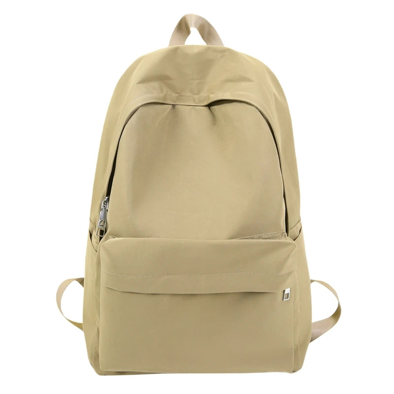 Large Capacity Nylon School Backpack for Teen Girls & Women
