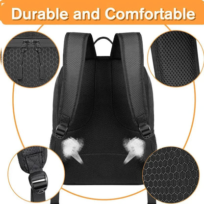 Sports Backpack with Ball & Shoe Compartment – Large Capacity for Soccer, Basketball & Football