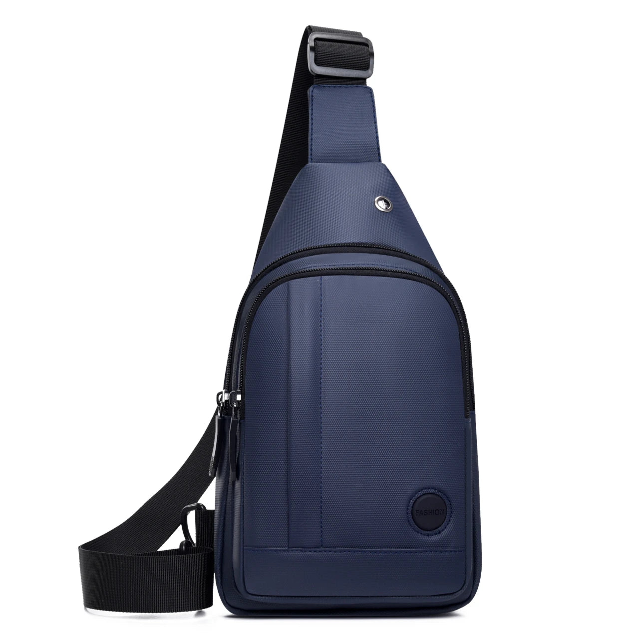 Men's Nylon Sling Chest Bag Waterproof Crossbody Pack