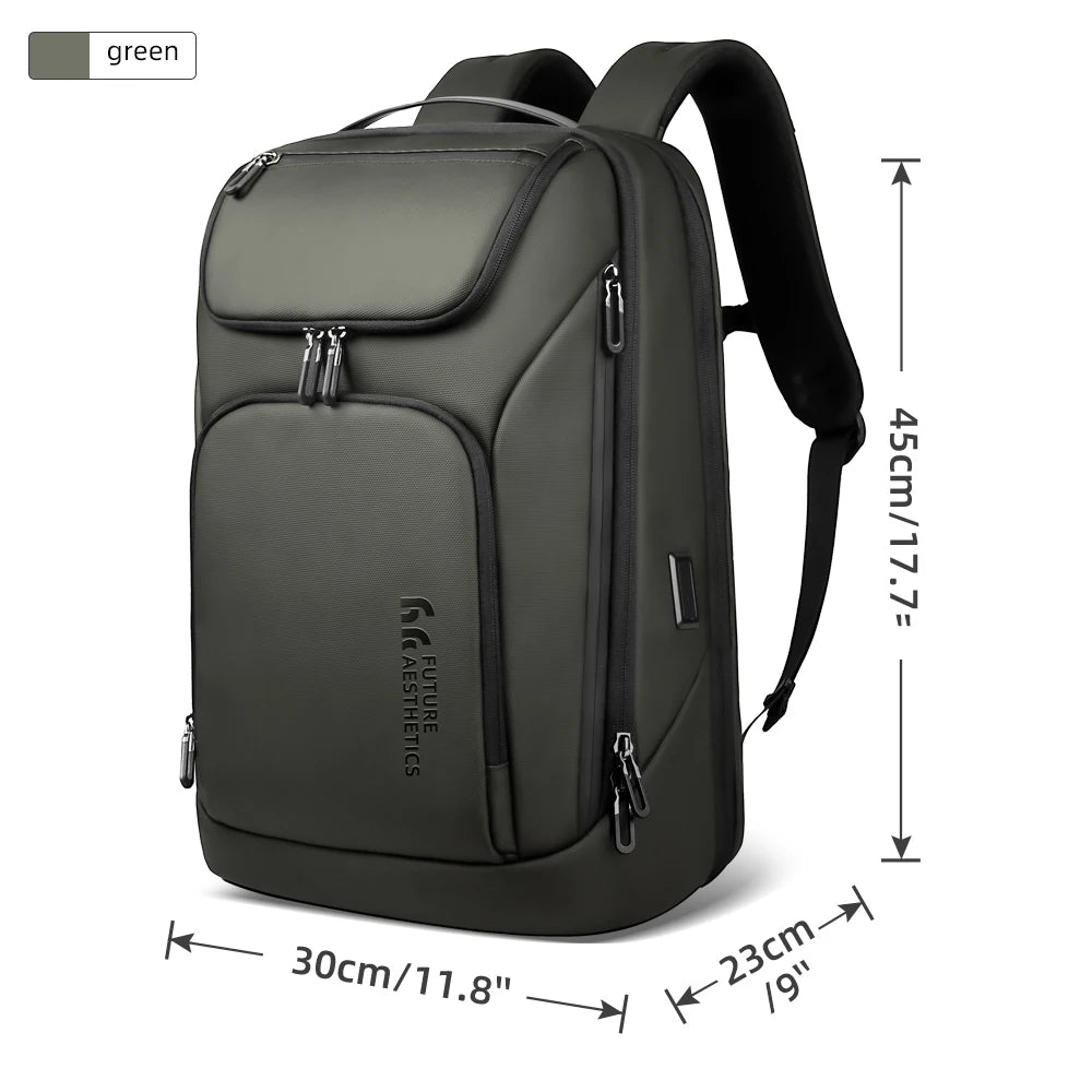Large Capacity Waterproof Laptop Backpack 17.3 Inch – Men's Travel Rucksack