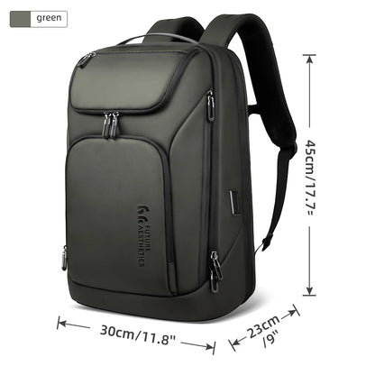 Large Capacity Waterproof Laptop Backpack 17.3 Inch – Men's Travel Rucksack