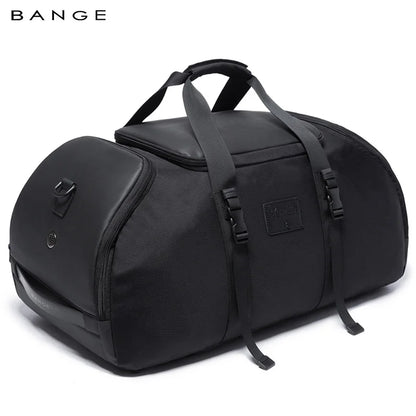 Bange Gym Duffel Bag with Shoe Compartment – 40L Foldable