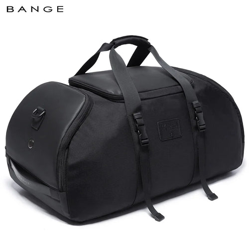 Bange Gym Duffel Bag with Shoe Compartment – 40L Foldable