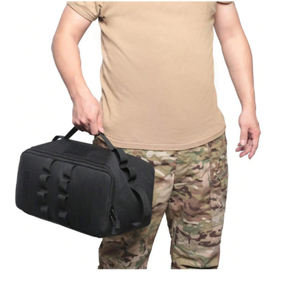 Camping MOLLE Storage Bag – Gas Stove Canister & Cookware Carry Sack