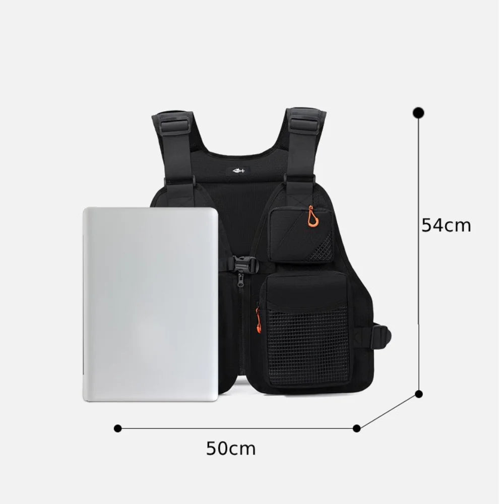 Fly Fishing Vest – Tactical Mesh Chest Rig for Men & Women