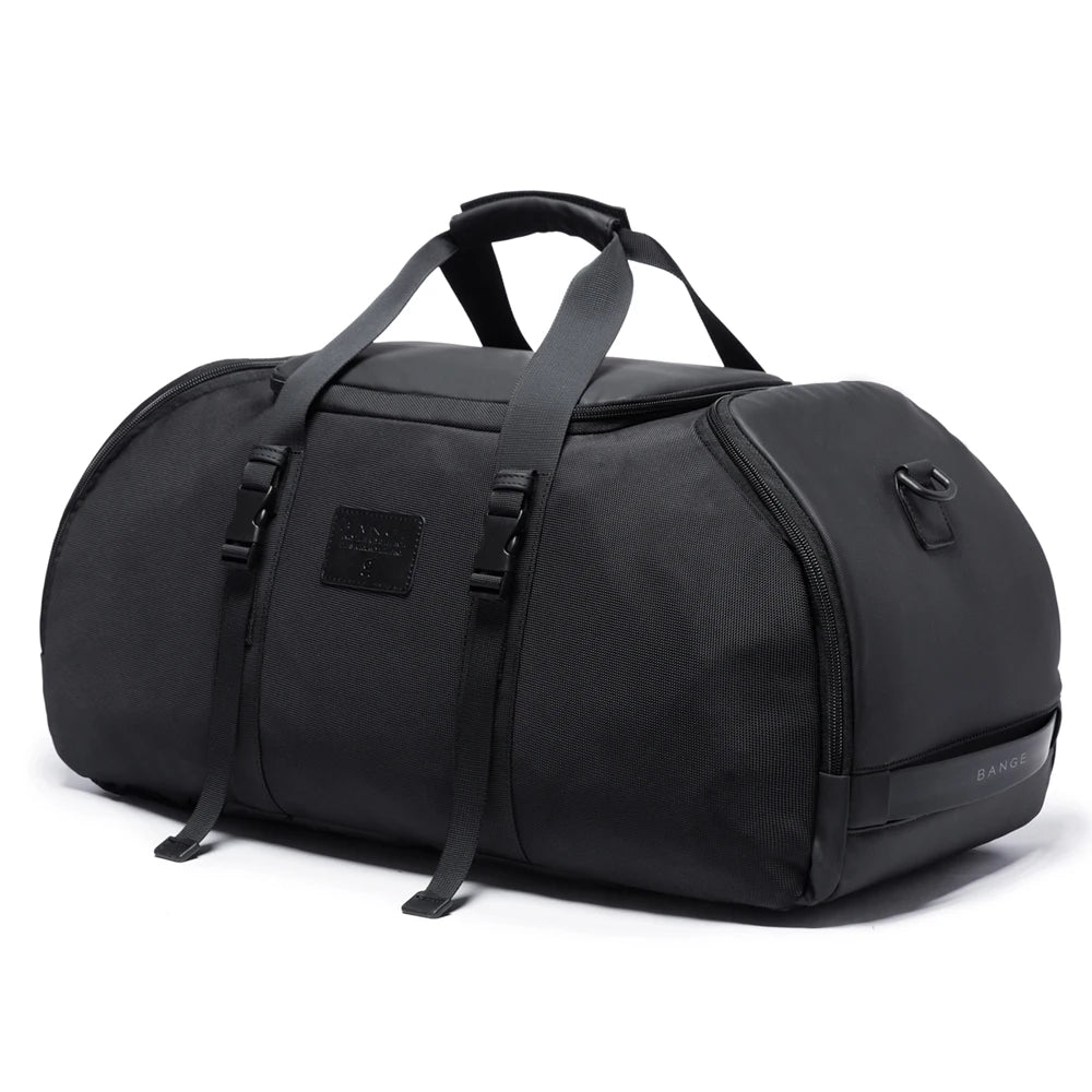 Bange Gym Duffel Bag with Shoe Compartment – 40L Foldable