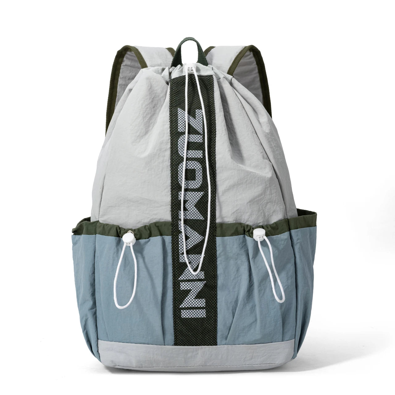 Gym Drawstring Backpack – Large Sports Bag with Side Pockets