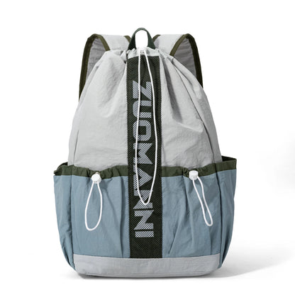 Gym Drawstring Backpack – Large Sports Bag with Side Pockets