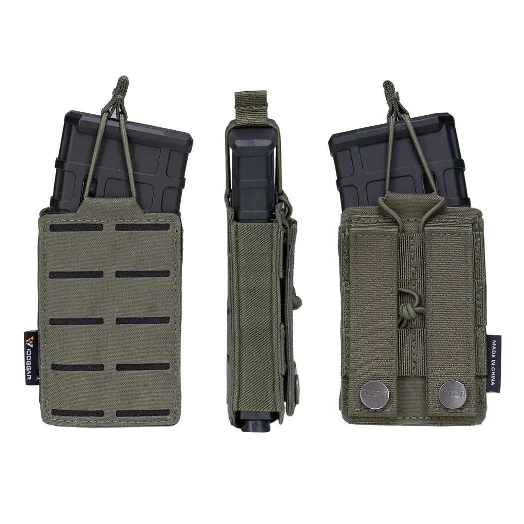 Tactical MOLLE Magazine Pouch – Open-Top Single Mag Holder