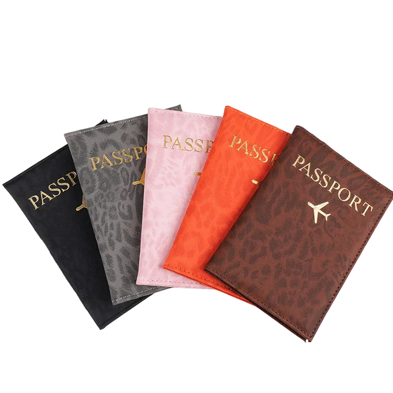 Passport Holder Cover PU Leather Travel Wallet for Men & Women