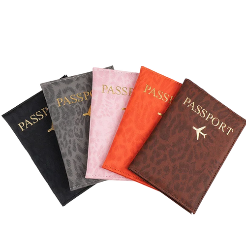 Passport Holder Cover PU Leather Travel Wallet for Men & Women