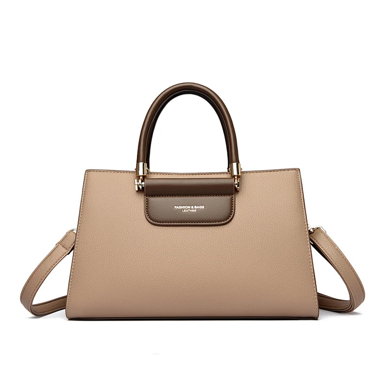 Large Leather Handbag for Women – Designer Tote & Shoulder Bag