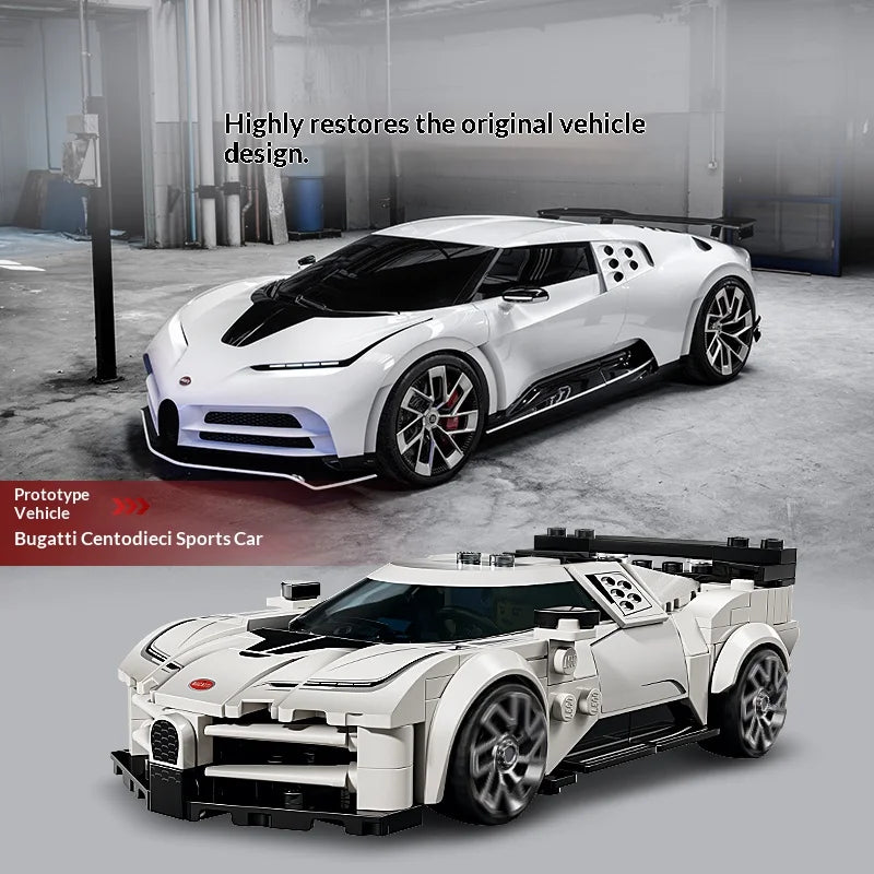 LEGO Speed Champions 77240 Bugatti Centodieci Hypercar Set