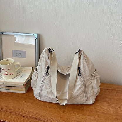 Large Capacity Hobo Shoulder Bag for Women – Multi-Pocket