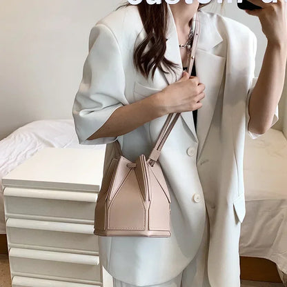 Women's Foldable Bucket Bag – Multifunctional Crossbody Purse
