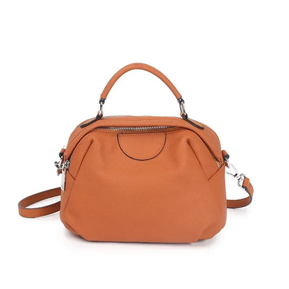 Women's Genuine Cowhide Leather Crossbody Bag